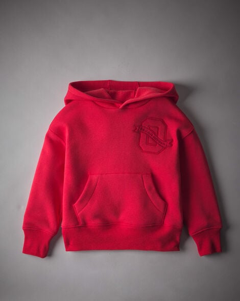 Toddler OshKosh x Sergio Hudson Varsity Hoodie in Red