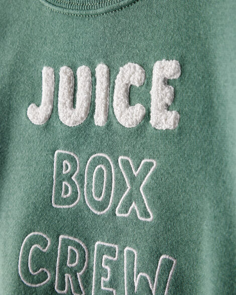 Product image 2 of Baby Boy Juice Box Crew Long-Sleeve Tee & Pant Set - Green