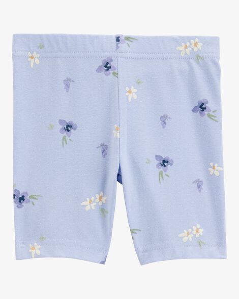  Product image 4 of Toddler Floral Bike Short - Blue