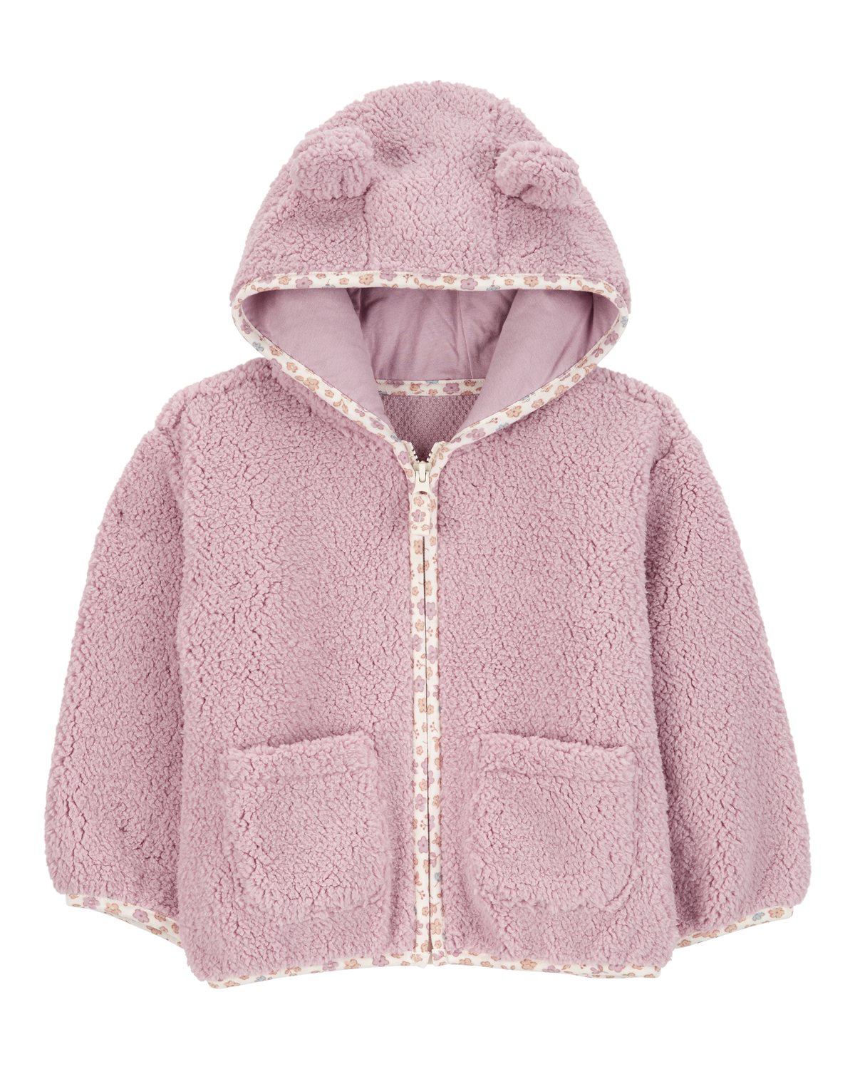 Baby Zip Up Sherpa Hooded Jacket Carter s Carter s