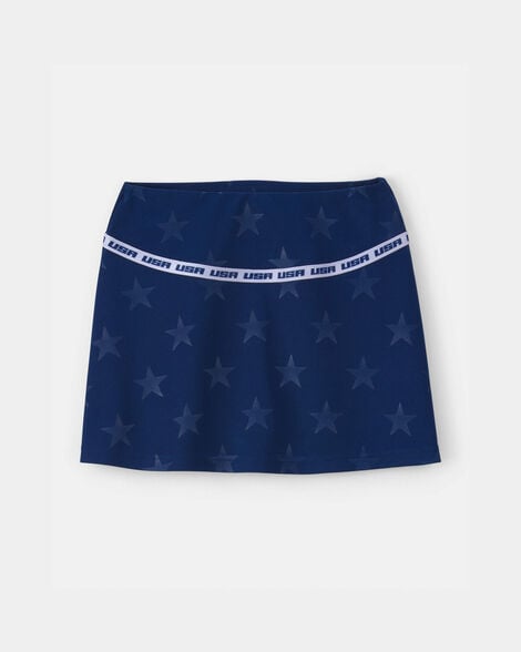 toddler girl umbro usa active skort - navy blue