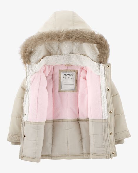  Product image 2 of Toddler Faux Fur Hooded Parka