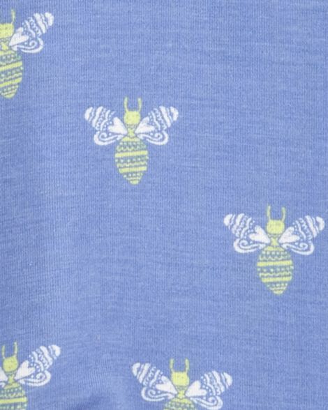  Product image 3 of Baby 1-Piece Bee Print PurelySoft Footie Pajamas