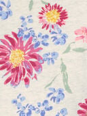 Cream - Toddler Sunflower Print Stretch Leggings, Selected