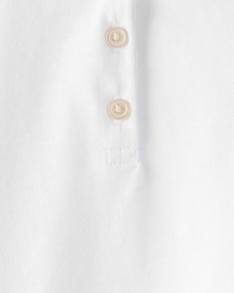 Toddler Pique Uniform Polo Shirt - Navy