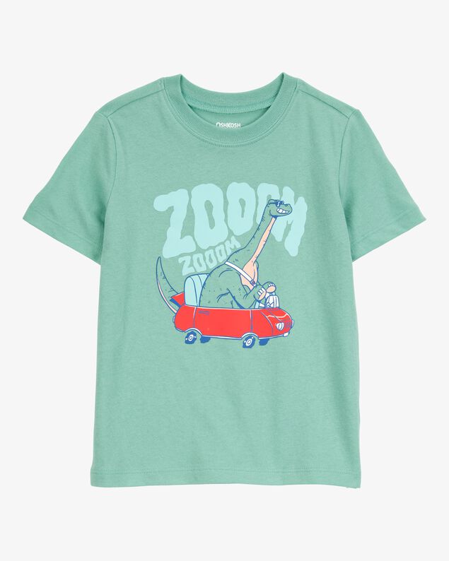 Product image 1 of Toddler Dinosaur Short-Sleeve Graphic Tee - Green
