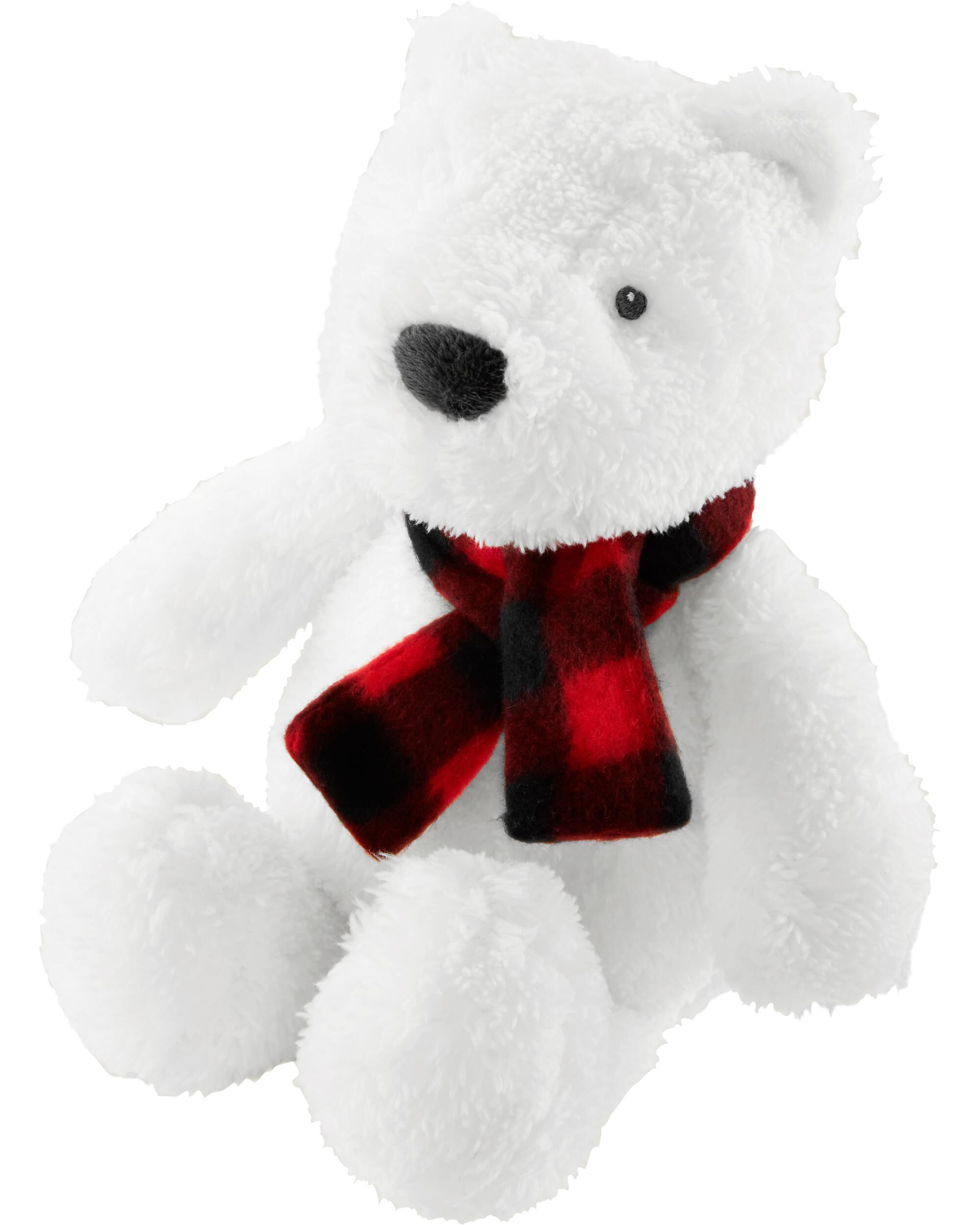 christmas polar bear stuffed animal