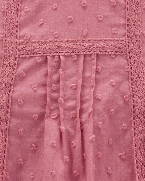  Product image 3 of Baby Swiss-Dot Crochet Trim Dress