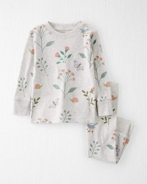 Baby Organic Cotton Coat Style Pajamas
