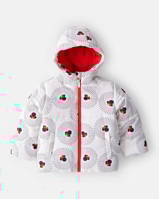 Girls Hello Kitty® Hooded Heavyweight Winter Jacket - Pink