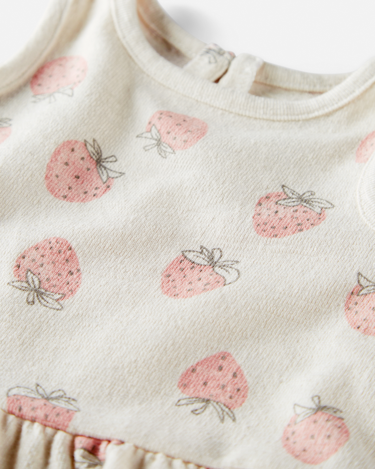 POUPONS / tinycottons STRAWBERRIES TEE off-white
