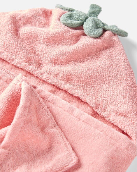  Product image 2 of Toddler Organic Terry Cotton Strawberry Towel