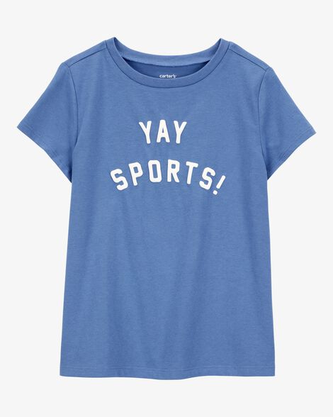  Product image 1 of Kid Yay Sports Short-Sleeve Graphic Tee - Blue