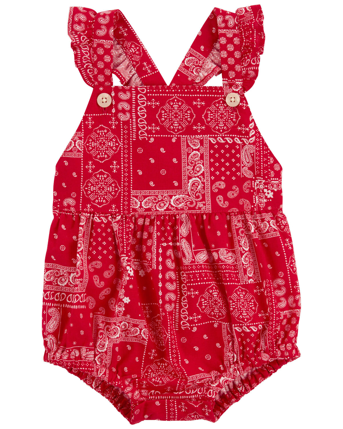 Baby Bandana Print CrissCross Bubble OshKosh Carter's