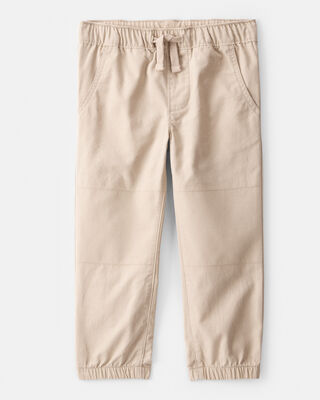 Product image 1 of Toddler Boy Cotton Pull-On Fashion Pants - Khaki
