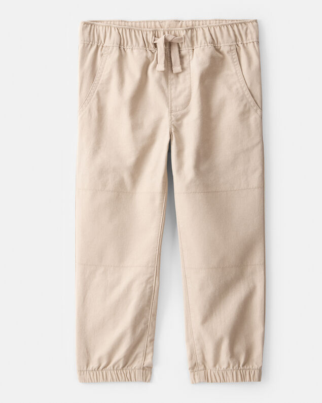 Product image 1 of Toddler Boy Cotton Pull-On Fashion Pants - Khaki