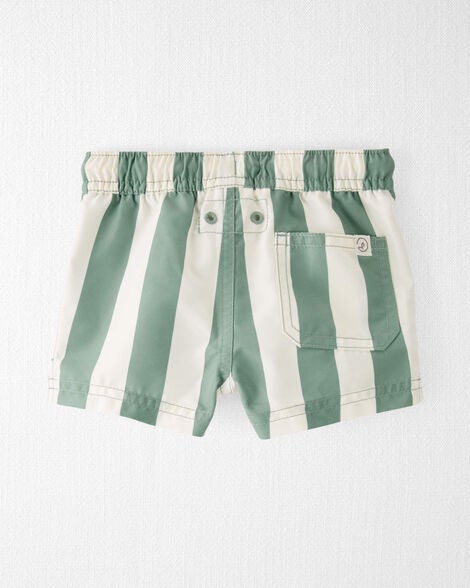  Product image 2 of Baby Recycled Striped Swim Trunks