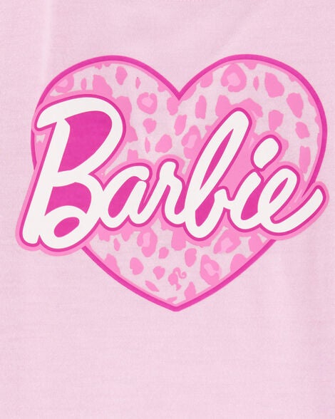  Product image 2 of Kid Barbie Loose-Fit 2-Piece Pajamas - Pink