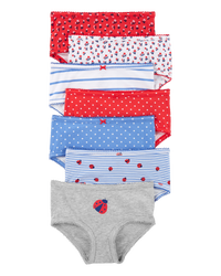 7-Pack Ladybug Print Stretch Cotton Underwear