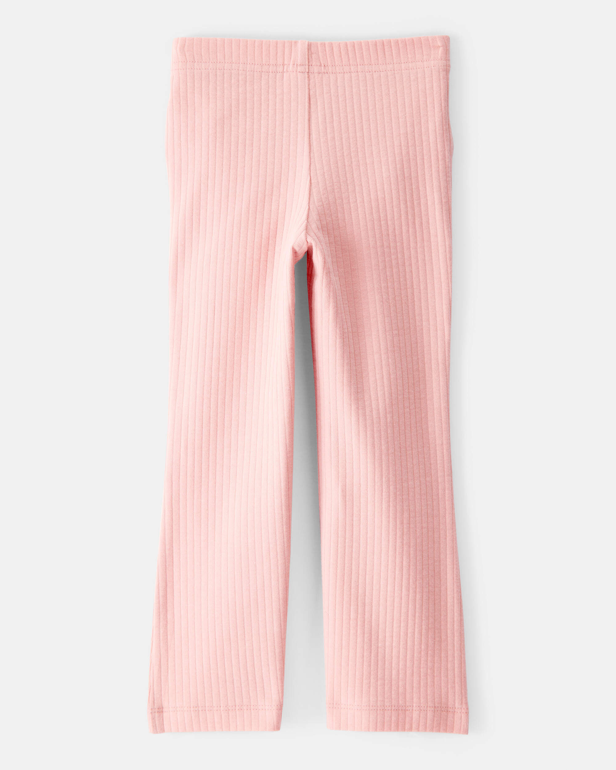 Toddler Girl Cotton Flare Leggings - Pink