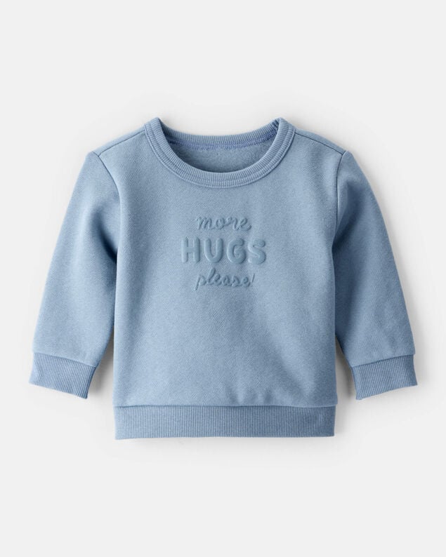 Product image 1 of Baby Boy Fleece Sweatshirt - Blue