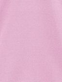 Pink - Baby Lettuce-Hem Mock Neck Top
, Selected