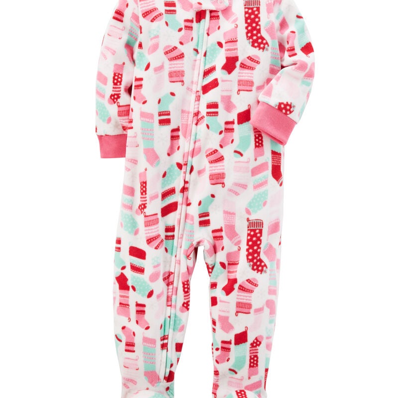 1Piece Christmas Fleece PJs