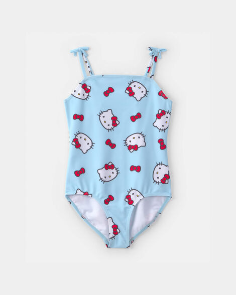 girls 1-piece hello kitty® swimsuit - blue
