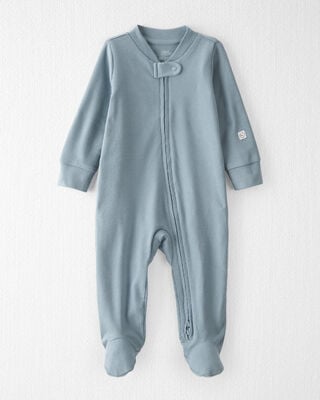 Baby  Organic Cotton Sleep & Play Pajamas in Pink