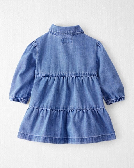 Baby Organic Cotton Chambray Dress