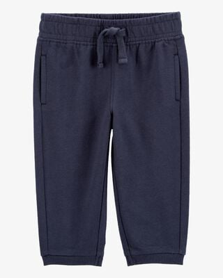 Product image 1 of Baby Pull-On French Terry Joggers - Navy