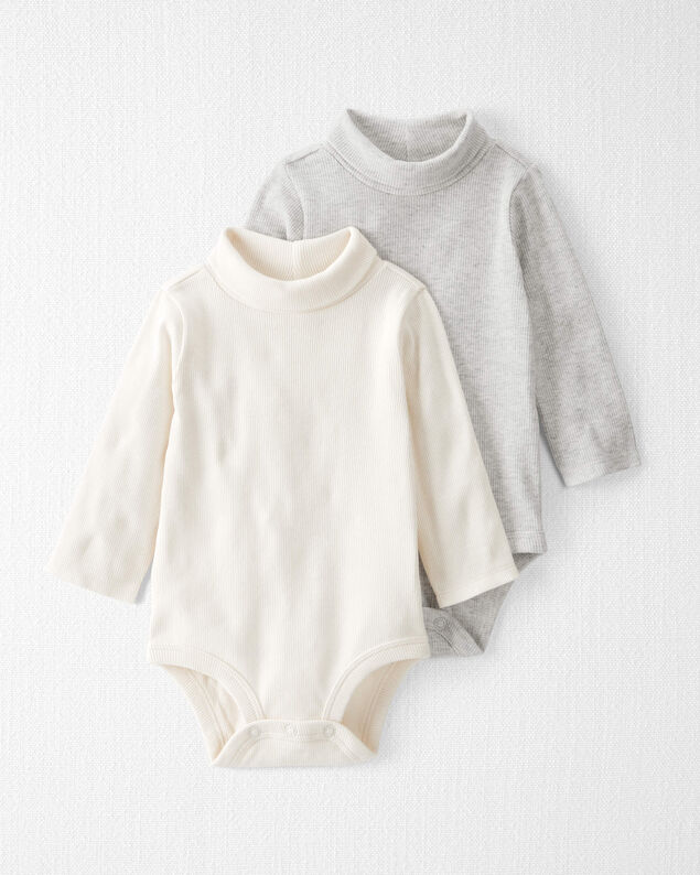 Product image 1 of Baby 2-Pack Organic Cotton Bodysuits