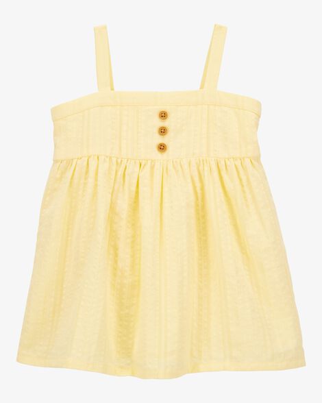  Product image 1 of Baby Seersucker Tank Dress - Yellow