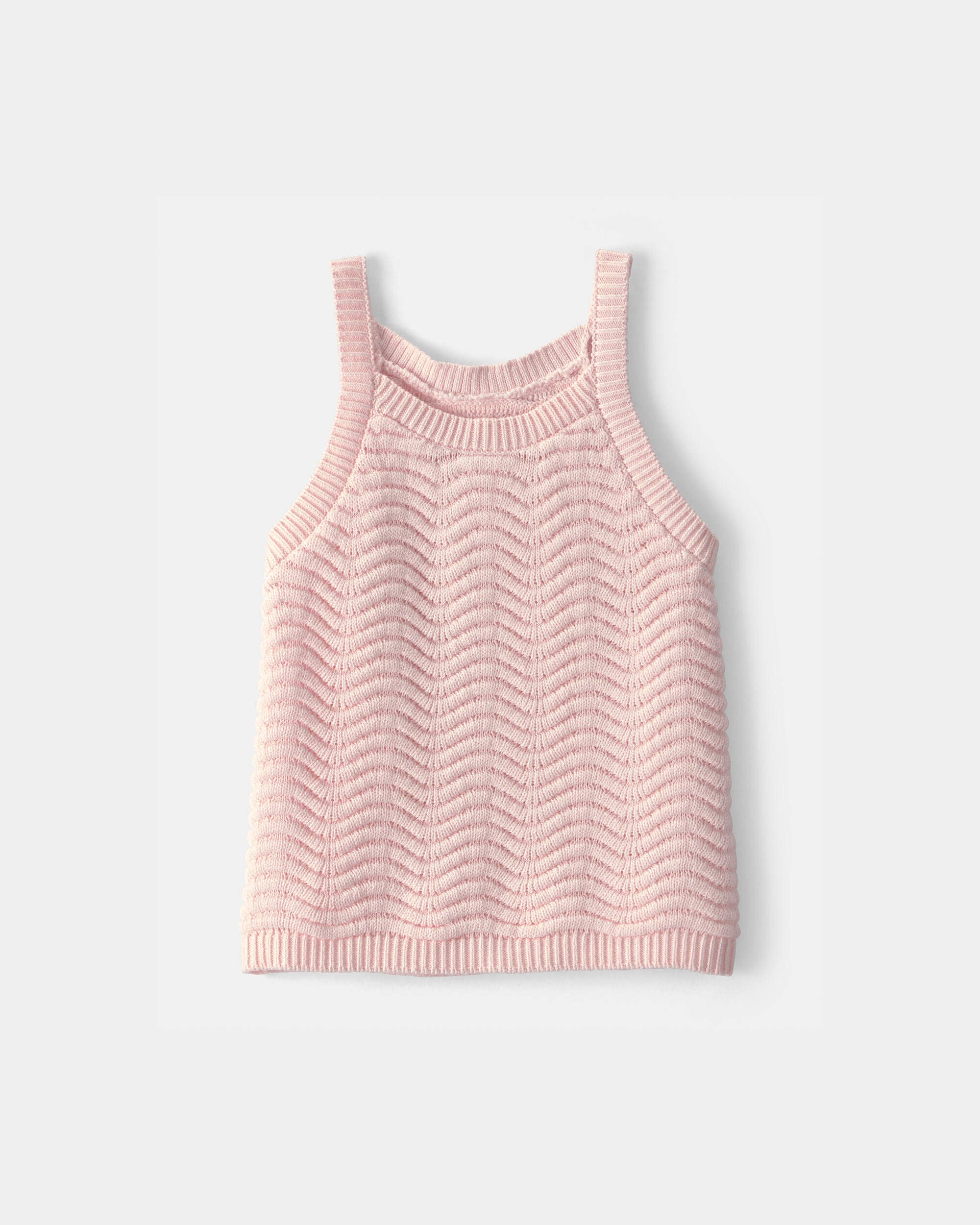 OshKosh Bgosh Toddler Girl Sweater Knit Tank Top 2T Pink 14$