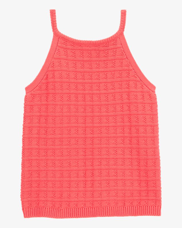 Product image 1 of Kid Sweater Knit Tank Top - Orange