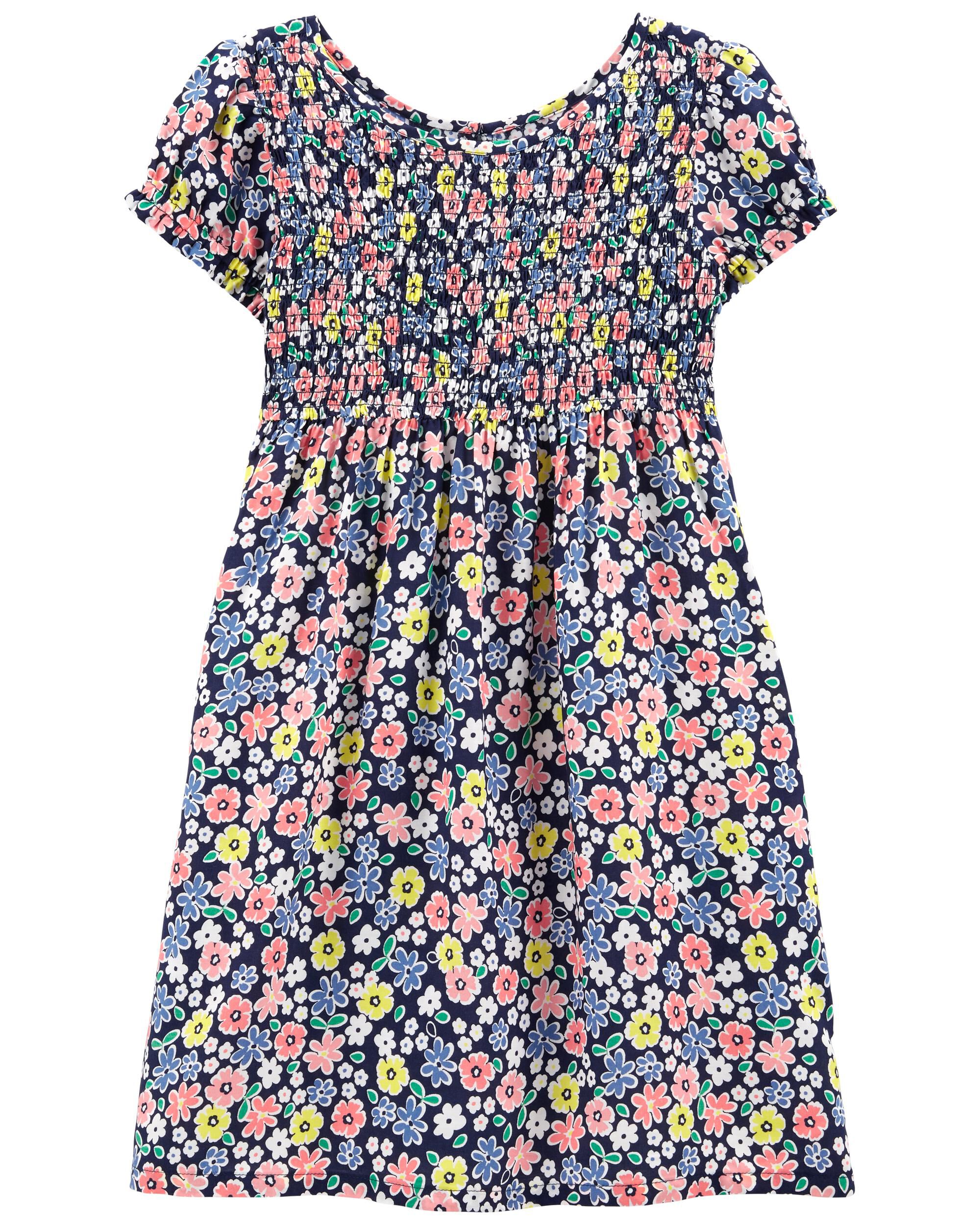 Floral Poplin Dress
