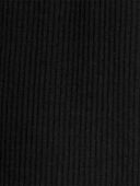 Black - Kid Cozy Ribbed Leggings, Selected