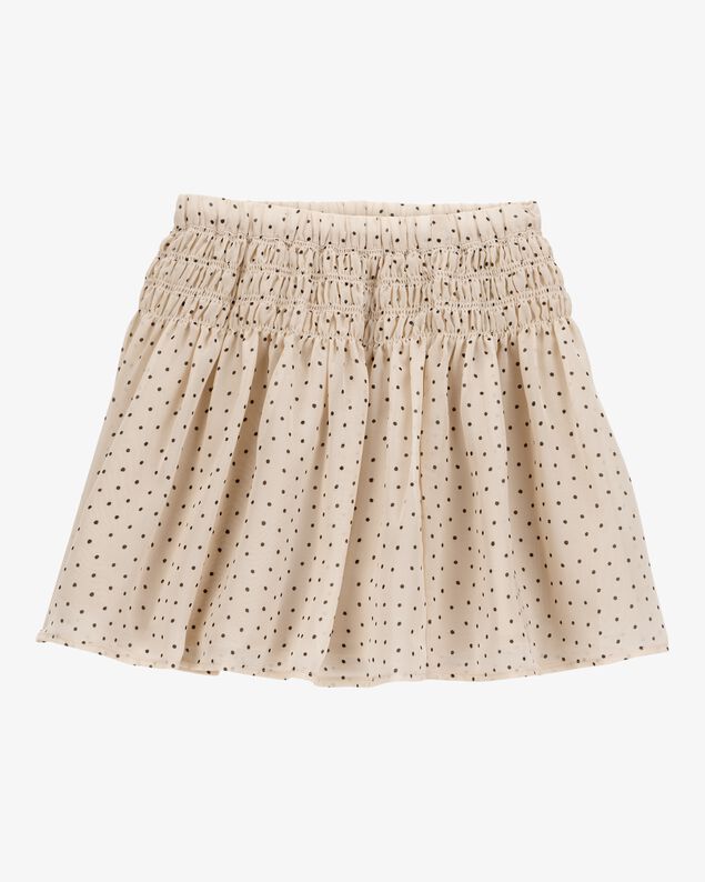 Product image 1 of Kid Polka Dot Chiffon Skirt - Tan