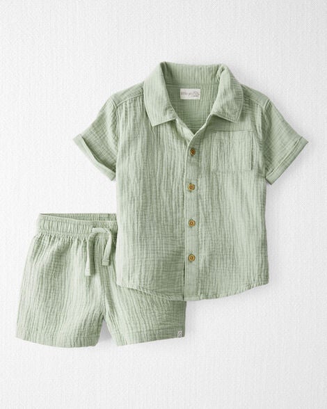  Product image 2 of Toddler 2-Piece Organic Cotton Gauze Set