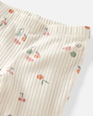 Product image 2 of Baby Girl 2-Pack Organic Cotton Rib Leggings