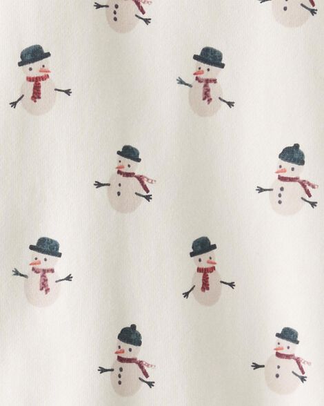  Product image 3 of Toddler Holiday Fleece Set Made with Organic Cotton in Snowman Print