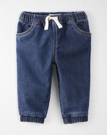 Baby Denim Joggers Made with Organic Cotton