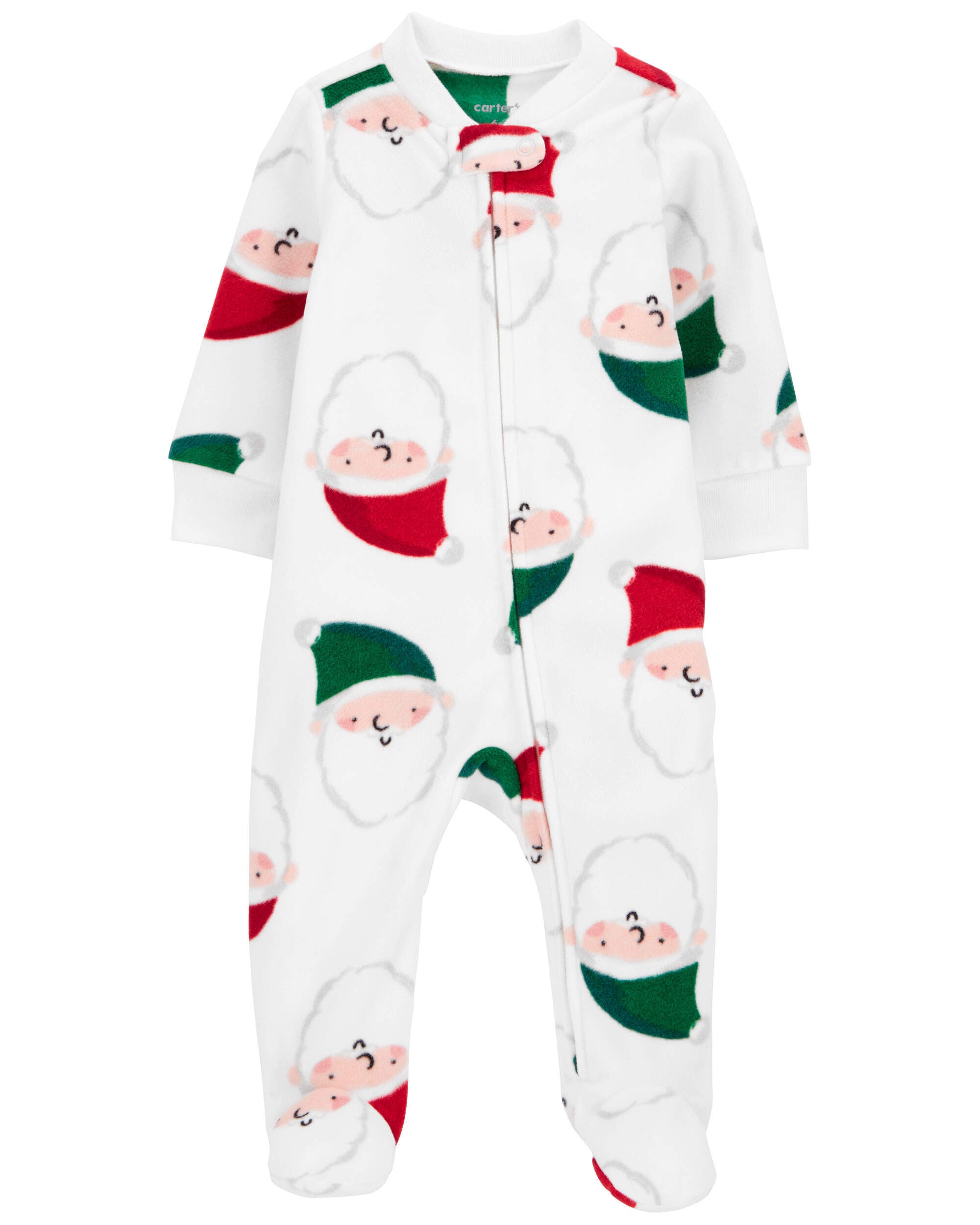 Carters baby girl christmas pajamas on sale