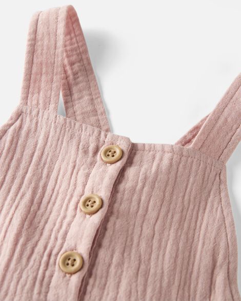 Product image 3 of Toddler Organic Cotton Gauze Overalls