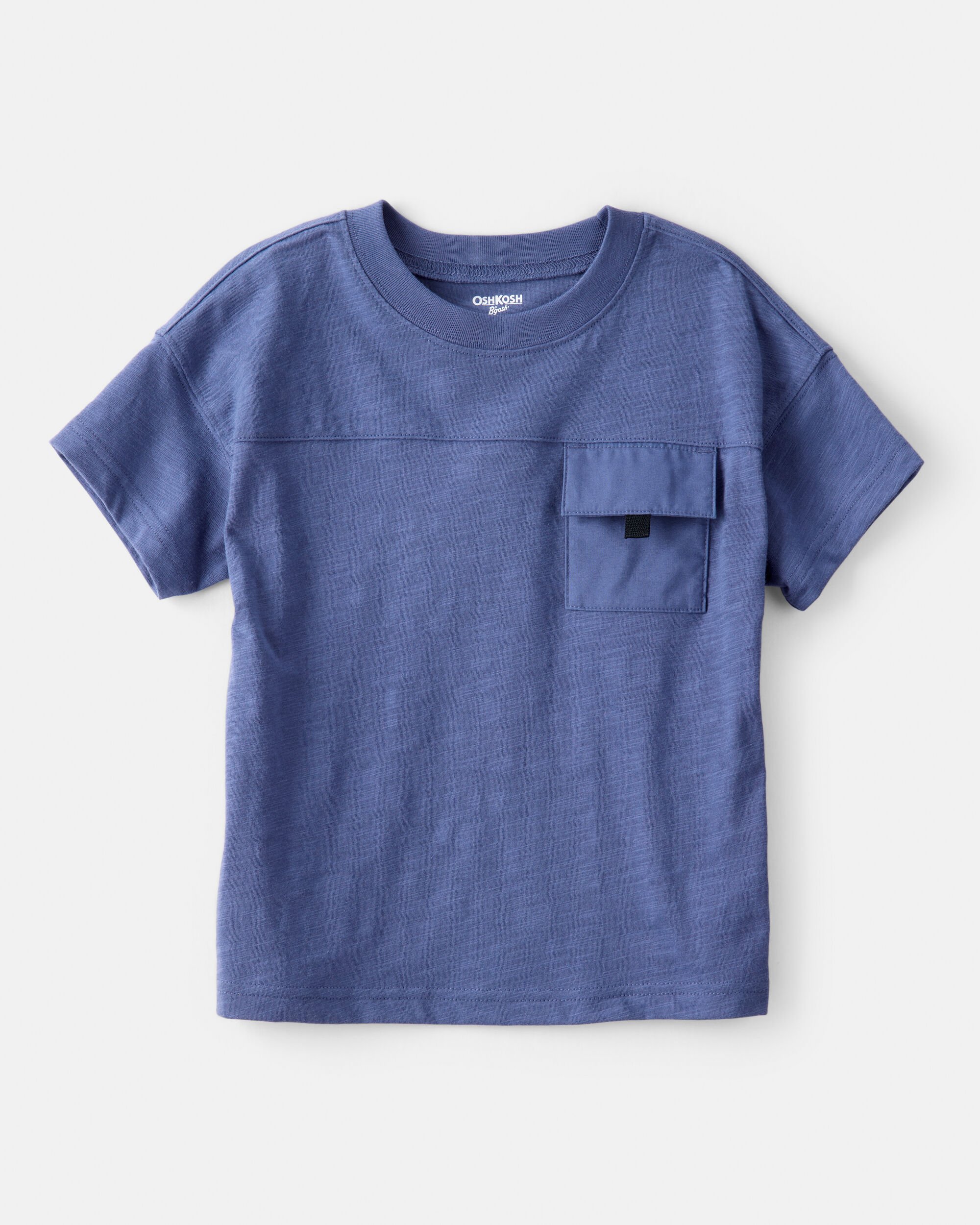Toddler Boy Short-Sleeve Pocket Tee - Blue
