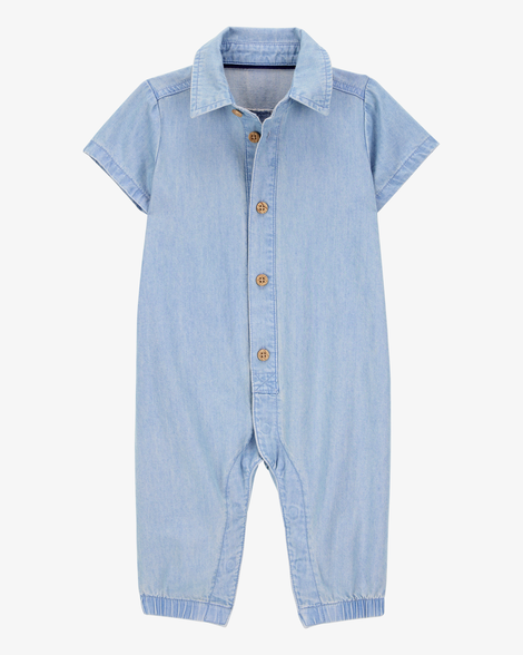 baby chambray jumpsuit