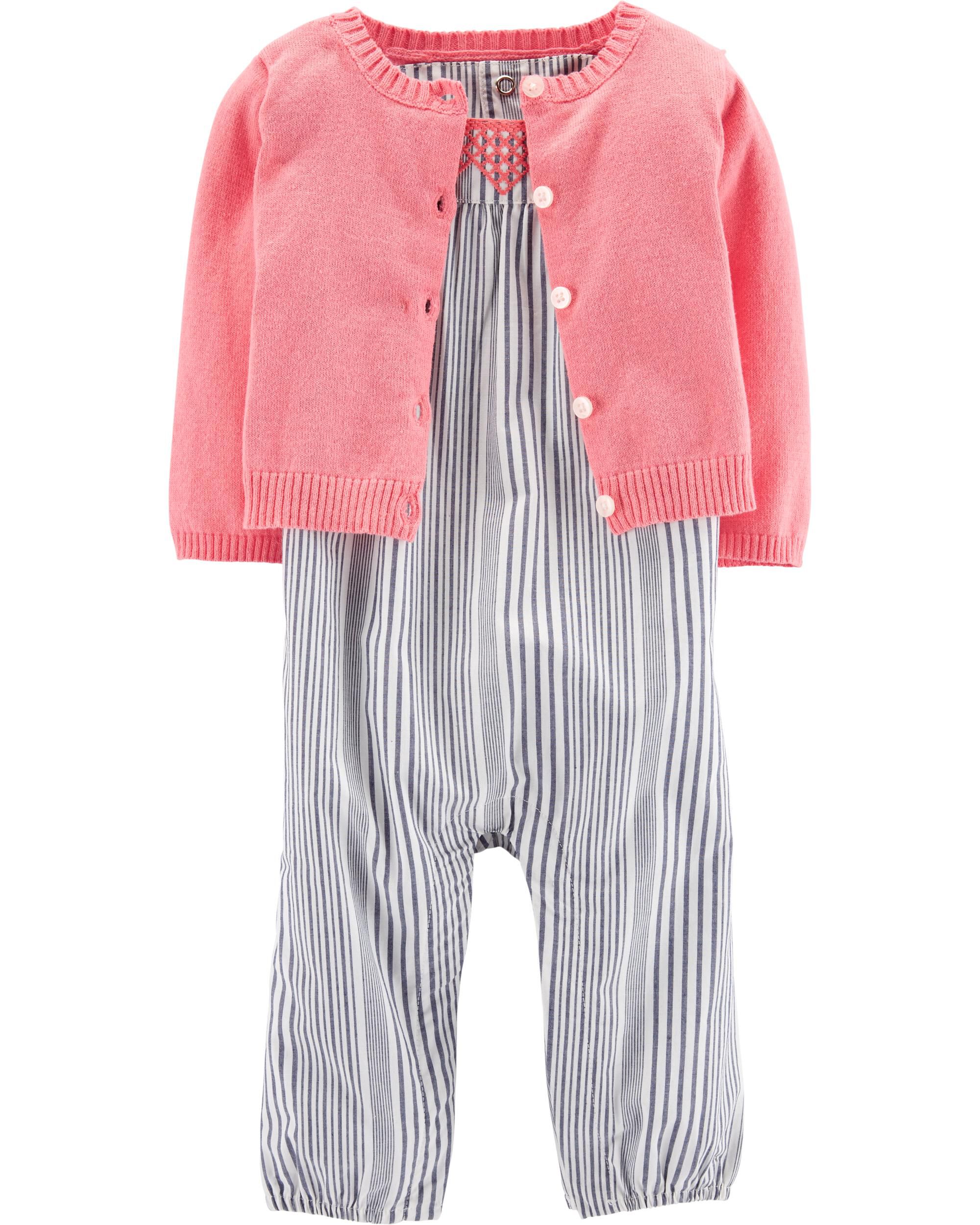 jumpsuit with cardigan