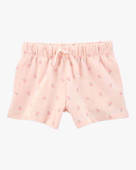  Product image 1 of Baby Pull-On French Terry Shorts - Pink