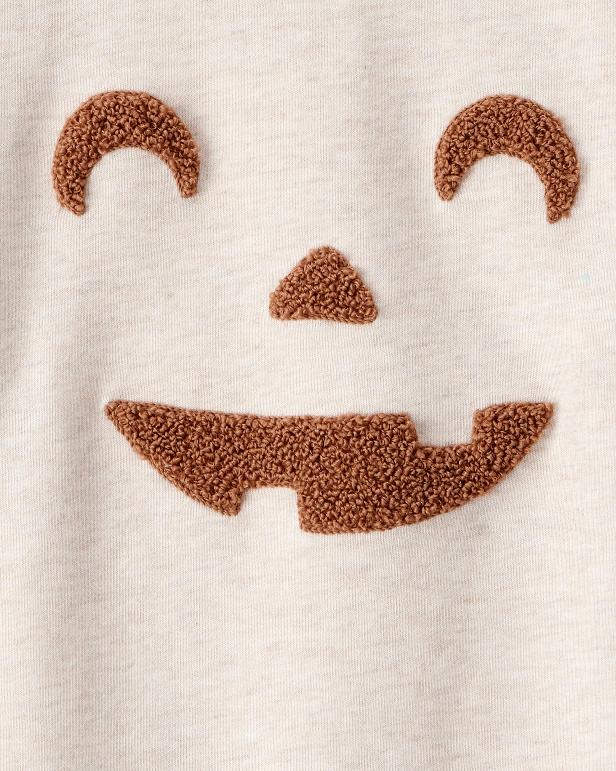 Toddler Boy Halloween Jack-O-Lantern Sweatshirt - Ivory