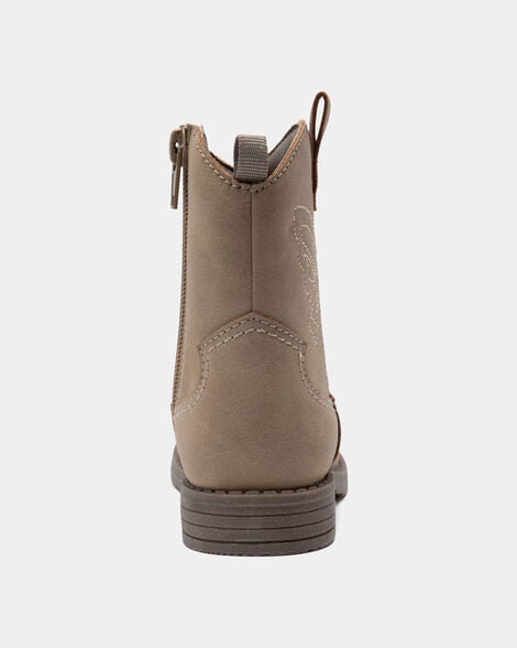 Toddler Girl Fashion Boots - Brown